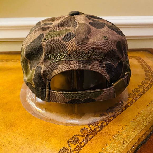 Mitchell & Ness NBA Washington Warriors Unisex StrapBack Camo Hat Michael Jordan - Picture 3 of 12